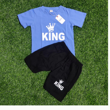 Baby Combo Set T-Shirt & Half Pant Cotton Dress for Kids (6 Month to 5 Years)
